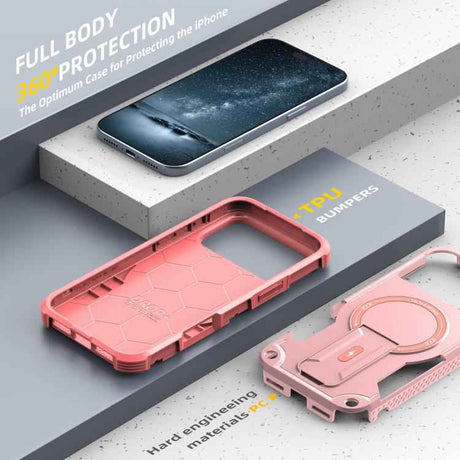 Armor Magsafe Holder PC Hybrid TPU Phone Case
