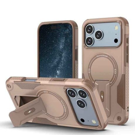 Armor Magsafe Holder PC Hybrid TPU Phone Case