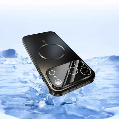 ABEEL Heat Dissipation Frosted MagSafe Phone Case with Lens Film