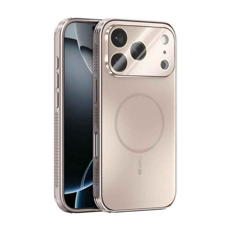 ABEEL Heat Dissipation Frosted MagSafe Phone Case with Lens Film