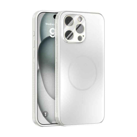 ABEEL Heat Dissipation Frosted MagSafe Phone Case with Lens Film