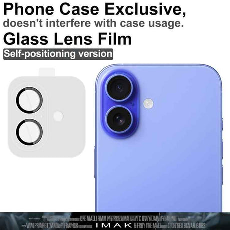 imak Glass Rear Camera Lens Film Phone Case Exclusive, Self-positioning Version