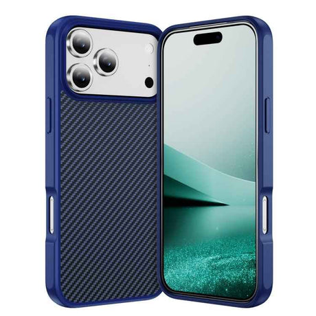 Carbon Fiber Texture Skin-feel MagSafe Phone Case