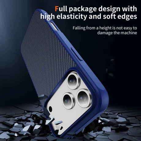 Carbon Fiber Texture Skin-feel MagSafe Phone Case