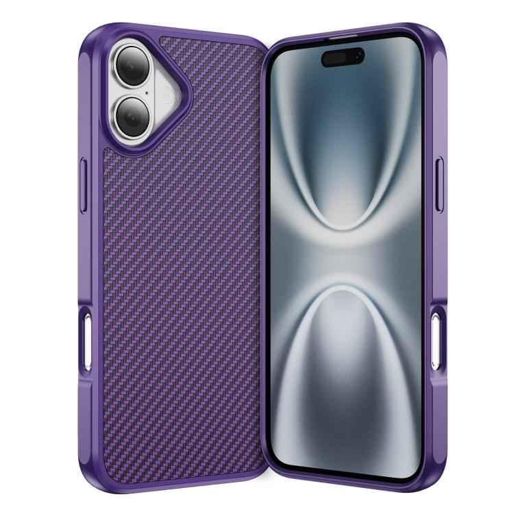 Carbon Fiber Texture Skin-feel MagSafe Phone Case