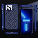 Carbon Fiber Texture Skin-feel MagSafe Phone Case