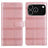 Embossed Checkered Leather Phone Case