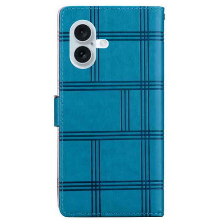Embossed Checkered Leather Phone Case