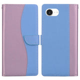 Embossed Two-Color Leather Phone Case