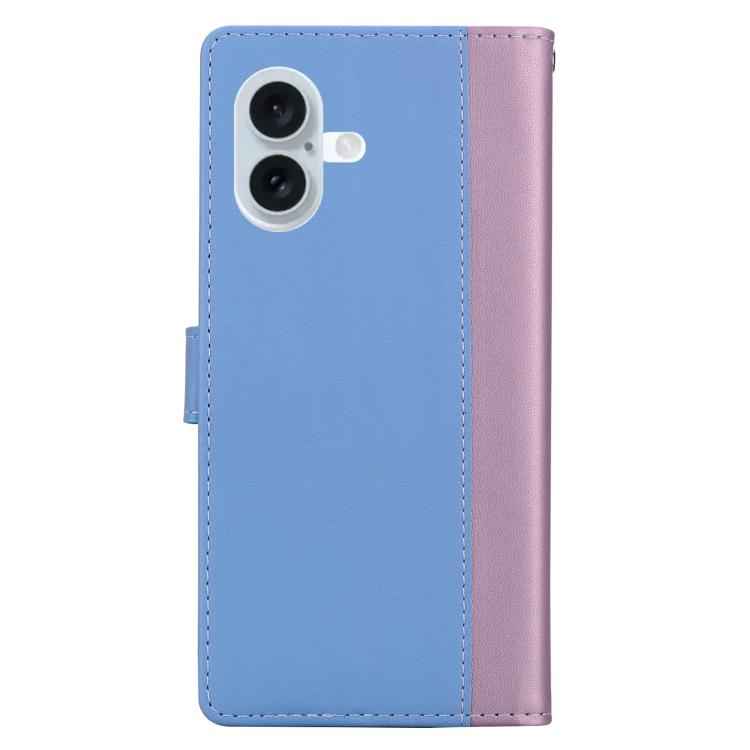 Embossed Two-Color Leather Phone Case