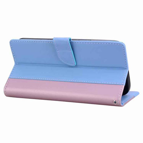 Embossed Two-Color Leather Phone Case