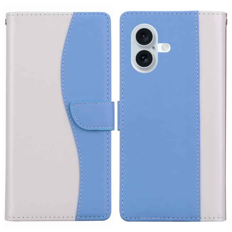 Embossed Two-Color Leather Phone Case