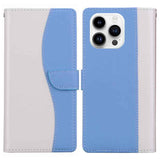 Embossed Two-Color Leather Phone Case