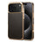 Denior Oil Wax Leather Electroplating Phone Case