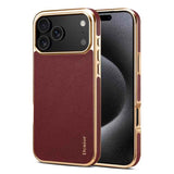 Denior Cowhide Leather Plating Phone Case