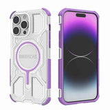 BIBERCAS Transparent Color Series MagSafe Air Bag Shockproof Phone Case