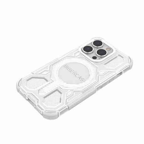 BIBERCAS Transparent Color Series MagSafe Air Bag Shockproof Phone Case