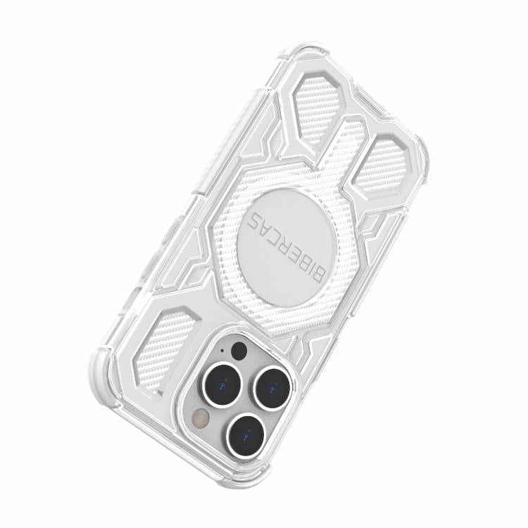 BIBERCAS Transparent Color Series MagSafe Air Bag Shockproof Phone Case