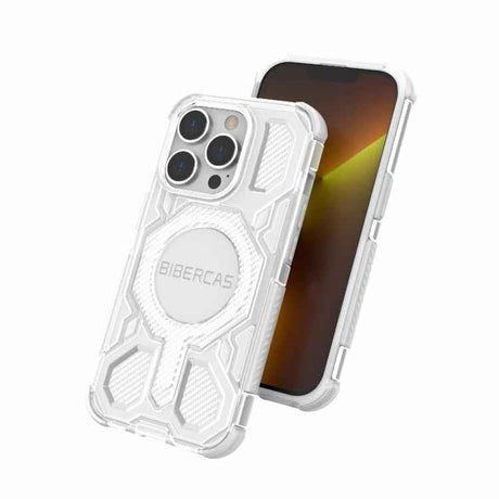 BIBERCAS Transparent Color Series MagSafe Air Bag Shockproof Phone Case