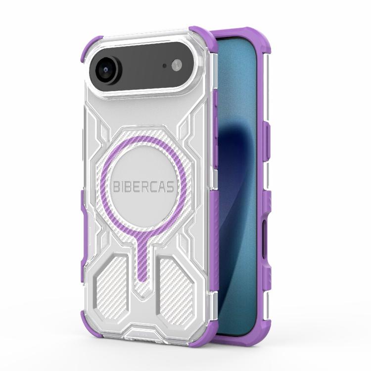 BIBERCAS Transparent Color Series MagSafe Air Bag Shockproof Phone Case