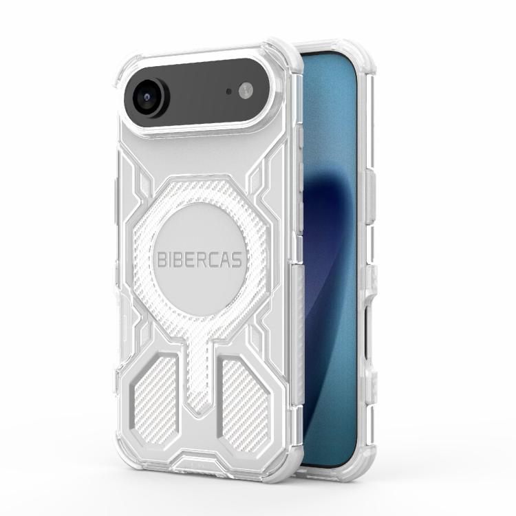 BIBERCAS Transparent Color Series MagSafe Air Bag Shockproof Phone Case