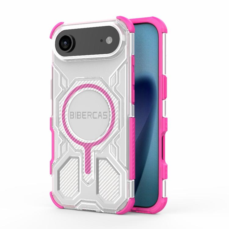 BIBERCAS Transparent Color Series MagSafe Air Bag Shockproof Phone Case