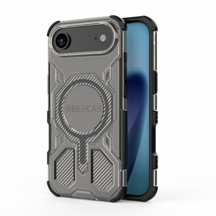 BIBERCAS Transparent Color Series MagSafe Air Bag Shockproof Phone Case