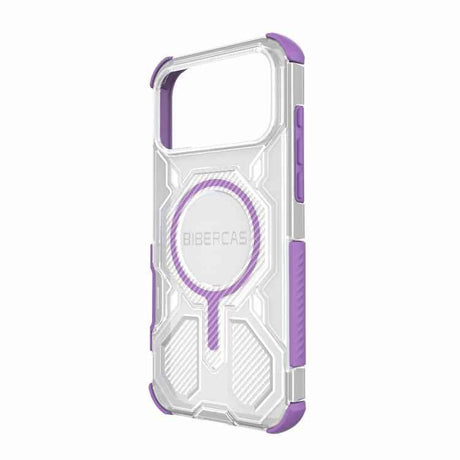 BIBERCAS Transparent Color Series MagSafe Air Bag Shockproof Phone Case