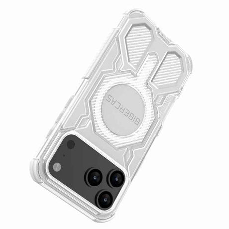 BIBERCAS Transparent Color Series MagSafe Air Bag Shockproof Phone Case