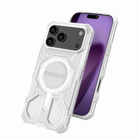 BIBERCAS Transparent Color Series MagSafe Air Bag Shockproof Phone Case