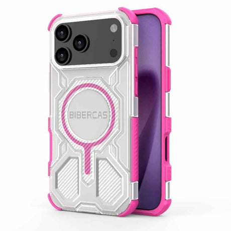 BIBERCAS Transparent Color Series MagSafe Air Bag Shockproof Phone Case