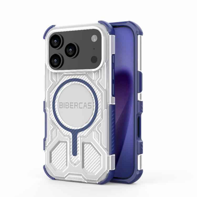 BIBERCAS Transparent Color Series MagSafe Air Bag Shockproof Phone Case
