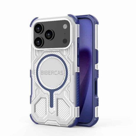 BIBERCAS Transparent Color Series MagSafe Air Bag Shockproof Phone Case
