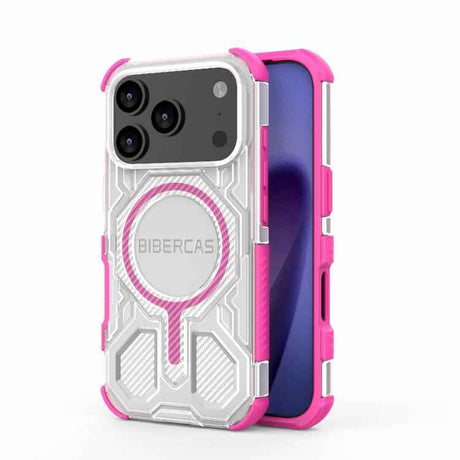 BIBERCAS Transparent Color Series MagSafe Air Bag Shockproof Phone Case