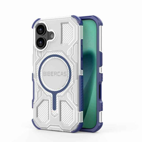 BIBERCAS Transparent Color Series MagSafe Air Bag Shockproof Phone Case