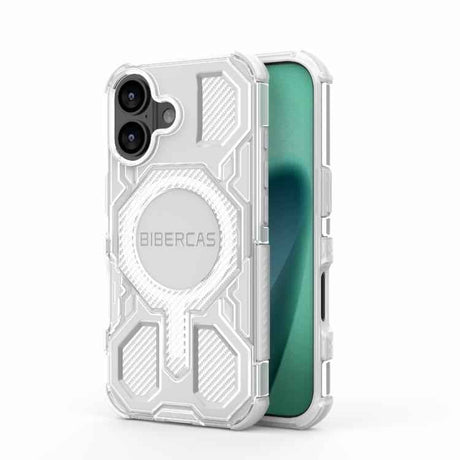 BIBERCAS Transparent Color Series MagSafe Air Bag Shockproof Phone Case
