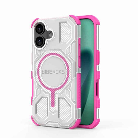 BIBERCAS Transparent Color Series MagSafe Air Bag Shockproof Phone Case