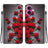Crystal Texture Colored Drawing Leather Phone Case