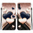 Crystal Texture Colored Drawing Leather Phone Case
