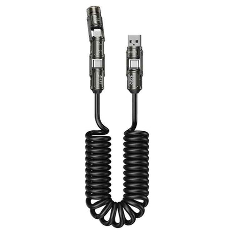 WK WDC-80 240W Car Charging Data Cable with Safety Hammer