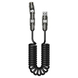 WK WDC-80 240W Car Charging Data Cable with Safety Hammer