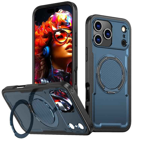kalebol Metal 360 Degree Rotation Holder MagSafe Phone Case