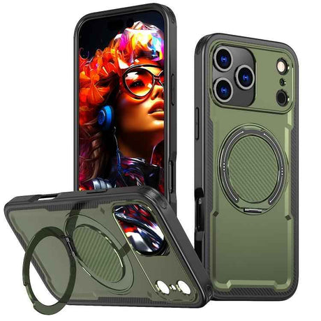 kalebol Metal 360 Degree Rotation Holder MagSafe Phone Case