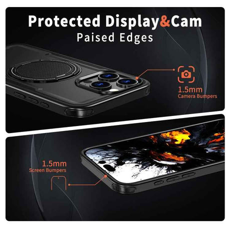 kalebol Metal 360 Degree Rotation Holder MagSafe Phone Case