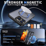 kalebol Honeycomb Cooling MagSafe Holder Phone Case