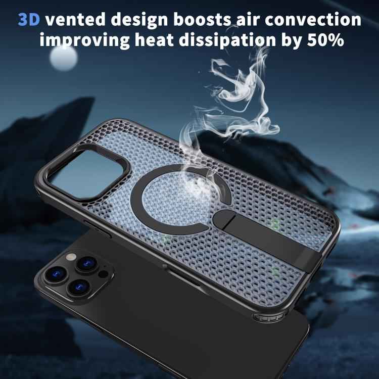 kalebol Honeycomb Cooling MagSafe Holder Phone Case