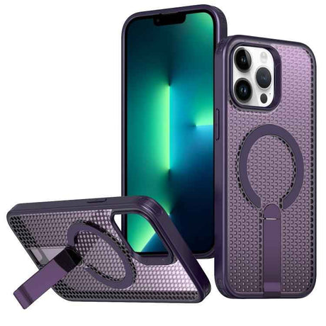 kalebol Honeycomb Cooling MagSafe Holder Phone Case