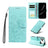 Embossed Heart Dog RFID Blocking Wallet Leather Phone Case