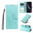 Embossed Heart Dog RFID Blocking Wallet Leather Phone Case