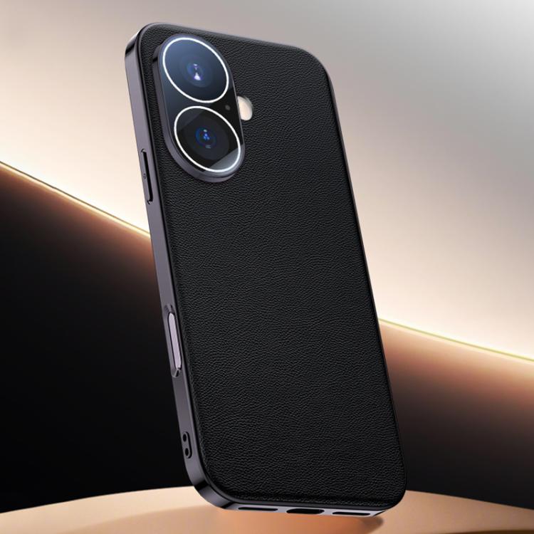 Skin Feel Leather Texture Cooling Phone Case